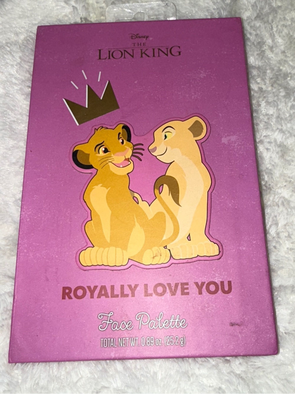Disney Lion King Face Palette - Pink with Gold Accents